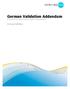 German Validation Addendum for Everything DiSC Research Report for Adaptive Testing Assessment. by Inscape Publishing