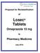 Proposal for Reclassification Losec Tablets Omeprazole 10 mg Pharmacy Medicine July 2010