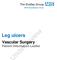 Leg ulcers Vascular Surgery Patient Information Leaflet