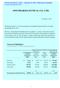 Consolidated Financial Forecast for the Year Ending March 31,2013 Ono Pharmaceutical Co., Ltd. and Consolidated Subsidiaries Millions of yen Year endi