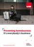 Preventing homelessness: It s everybody s business