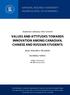 VALUES AND ATTITUDES TOWARDS INNOVATION AMONG CANADIAN, CHINESE AND RUSSIAN STUDENTS 3