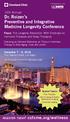 16th Annual Dr. Roizen s Preventive and Integrative Medicine Longevity Conference