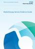 National Cancer Peer Review Programme. Radiotherapy Service Evidence Guide