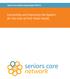 Seniors Care Network Annual Report 2013/14. Connecting and Improving the System for the Care of Frail Older Adults