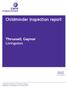 Childminder inspection report. Thrussell, Gaynor Livingston
