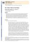 NIH Public Access Author Manuscript Vision Res. Author manuscript; available in PMC 2011 January 25.