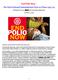 End Polio Now. The First National Immunization Days in China