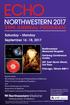 NORTHWESTERN th ANNUAL PROGRAM. Saturday Monday September 16-18, 2017