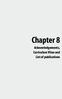 Chapter 8. Acknowledgements, Curriculum Vitae and List of publications