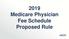 2019 Medicare Physician Fee Schedule Proposed Rule