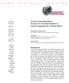 AppNote 5/2010. A Novel Automated Blood Analyzer for the Determination of Immunosuppressants in Whole Blood INTRODUCTION
