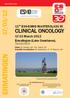 CLINICAL ONCOLOGY March 2012 Ermatingen (Lake Constance), Switzerland