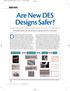 Are New DES Designs Safer?