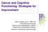 Cancer and Cognitive Functioning: Strategies for Improvement
