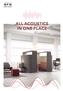 ALL ACOUSTICS IN ONE PLACE