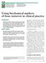 Using biochemical markers of bone turnover in clinical practice