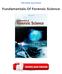 Free Kindle Books Fundamentals Of Forensic Science