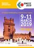 Sponsor prospectus. 9 th European Multidisciplinary Colorectal Cancer Congress 9-11 MARCH. Lisbon Congress Center. Portugal.