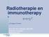 Radiotherapie en immunotherapy