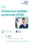 Overactive bladder syndrome (OAB)