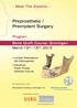Preprosthetic / Preimplant Surgery