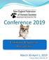 Conference March 30-April 1, 2019 Crowne Plaza Warwick, RI
