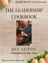 THE LEADERSHIP COOKBOOK