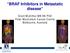 BRAF Inhibitors in Metastatic disease. Grant McArthur MB BS PhD Peter MacCallum Cancer Centre Melbourne, Australia