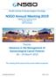 NSGO Annual Meeting 2019