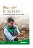 Biomin. BioStabil. Preserves the energy in your silage! The BIOMIN SILAGE ASSESSMENT. Naturally ahead