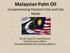 Malaysian Palm Oil Complementing Pakistan s Oils and Fats Needs