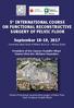 5 INTERNATIONAL COURSE ON FUNCTIONAL RECONSTRUCTIVE SURGERY OF PELVIC FLOOR