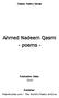 Ahmed Nadeem Qasmi - poems -
