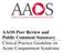 AAOS Peer Review and Public Comment Summary Clinical Practice Guideline on Acute Compartment Syndrome