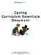 Cycling Curriculum Essentials Document