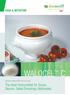 FOOD & NUTRITION WALOCEL C. The Ideal Hydrocolloid for Soups, Sauces, Salad Dressings, Marinades