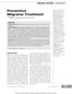 Preventive Migraine Treatment Stephen D. Silberstein, MD, FAAN, FACP