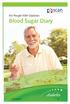 For People With Diabetes. Blood Sugar Diary. SCAN Health Plan