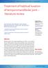 Treatment of habitual luxation of temporomandibular joint literature review
