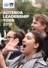 AOTEROA LEADERSHIP TOUR 2019