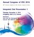 Annual Congress of KSS 2016