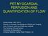 PET MYOCARDIAL PERFUSION AND QUANTIFICATION OF FLOW