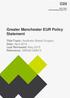 Greater Manchester EUR Policy Statement. Title/Topic: Aesthetic Breast Surgery Date: April 2014 Last Reviewed: May 2015 Reference: GM006-GM010