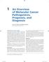 An Overview of Molecular Cancer Pathogenesis, Prognosis, and Diagnosis