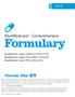 Formulary. BlueMedicare SM Comprehensive