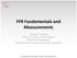 FFR Fundamentals and Measurements