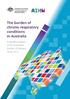 The burden of chronic respiratory conditions in Australia. A detailed analysis of the Australian Burden of Disease Study 2011