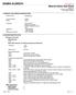 SIGMA-ALDRICH. Material Safety Data Sheet Version 4.0 Revision Date 02/28/2010 Print Date 07/08/2010