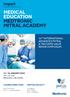 Impact Outcomes-Based Learning MEDICAL EDUCATION MEDTRONIC MITRAL ACADEMY